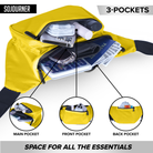 Fanny Pack (Solids) featuring 3-pocket design for organized storage and easy access to essentials.