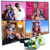 Steampunk Goggles and Kaleidoscope Glasses