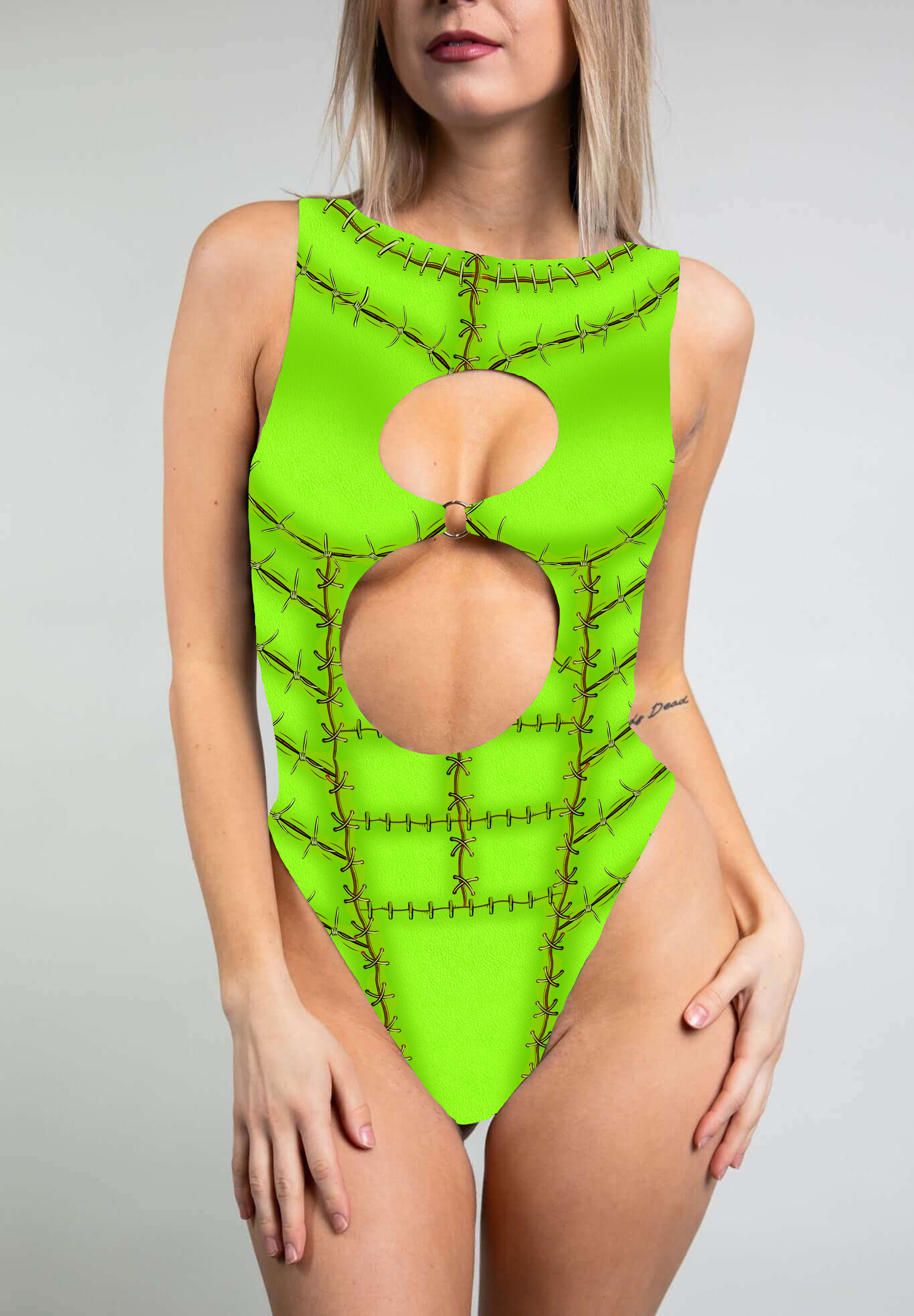 Stitched Keyhole Bodysuit