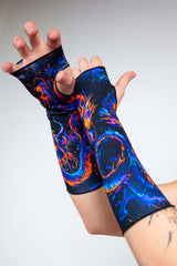 Women's ShadowFlame Gloves Freedom Rave Wear Size: Regular