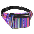Colorful Fanny Pack (Solids) with multiple pockets and adjustable strap for easy carrying.