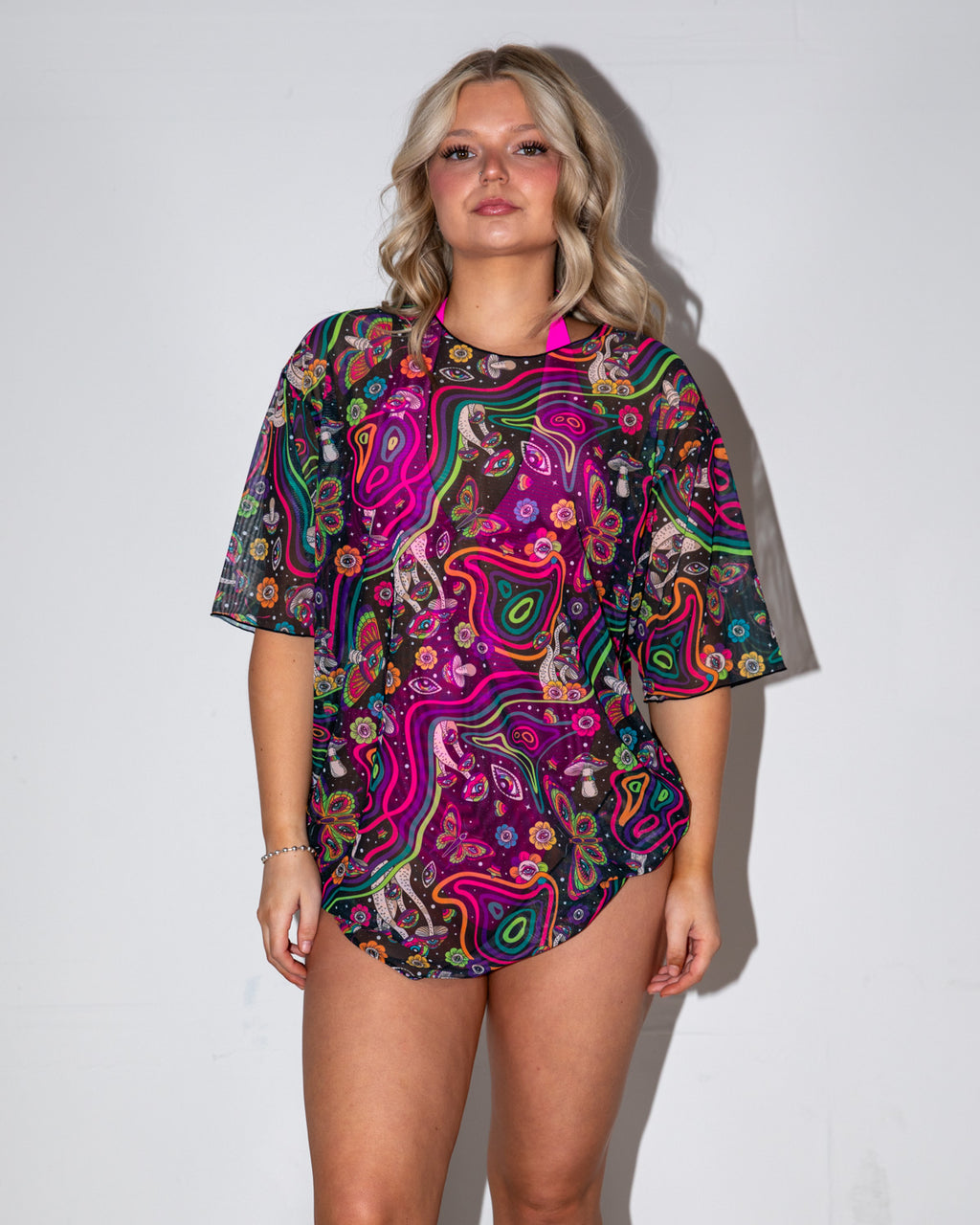 Awaken Mesh Oversized Tee