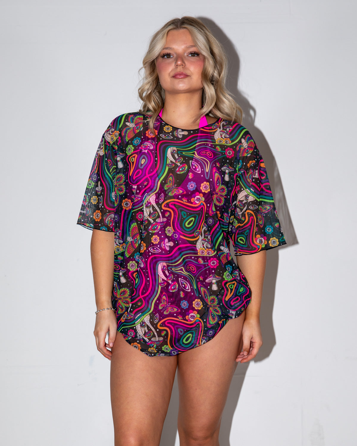 Awaken Mesh Oversized Tee