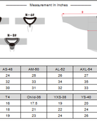 Measurement chart for Faewood Hockey Jersey showing sizes for adults and youth including chest, sleeve, and body lengths.