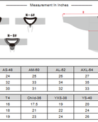 Goblin Mode Hockey Jersey size chart displaying measurements for adults and youth in inches.