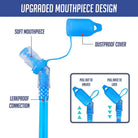 Hydration Pack Backpack (Medium) with upgraded mouthpiece design featuring soft mouthpiece and leakproof connection.