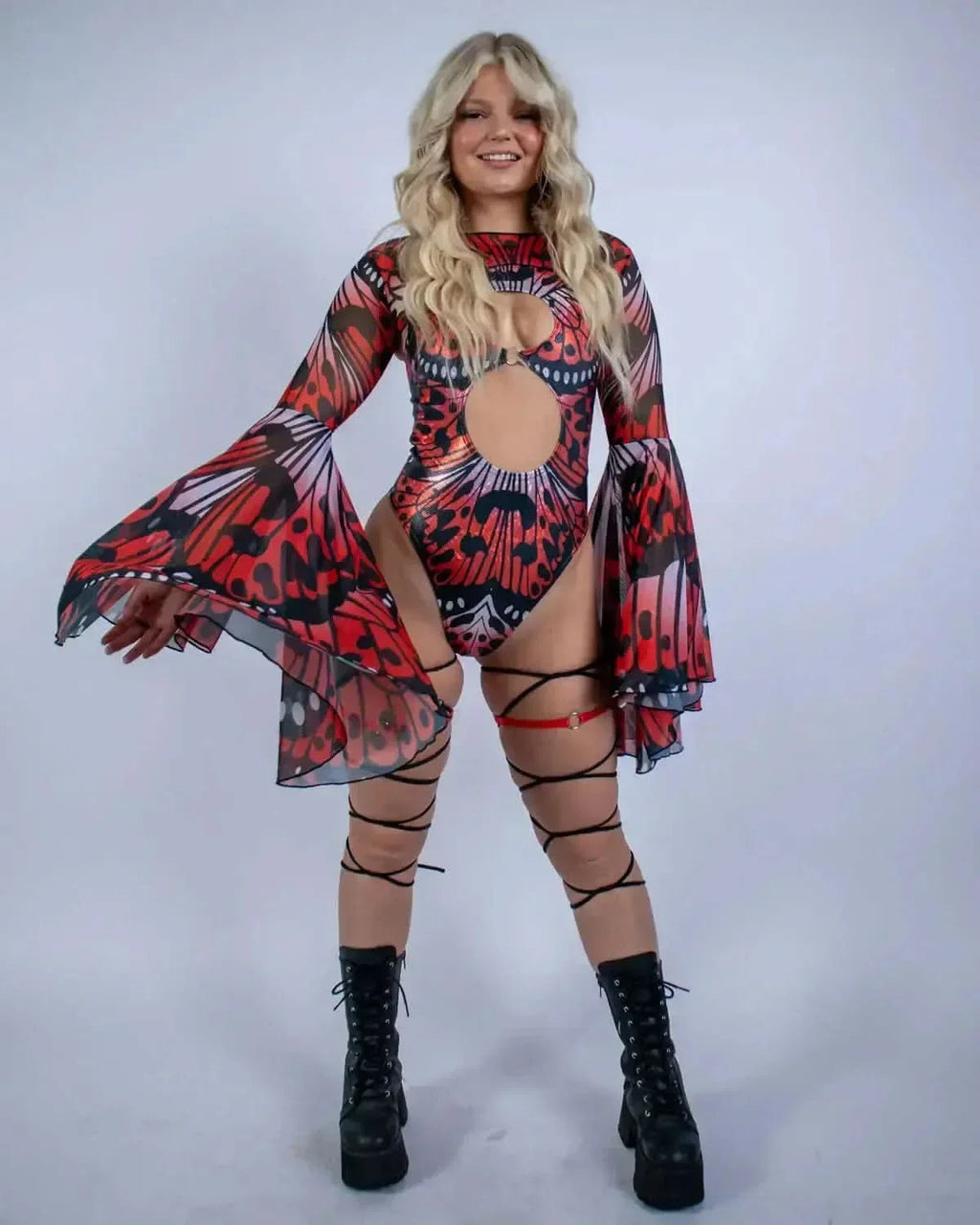 Lacewing Mesh Bell Sleeves