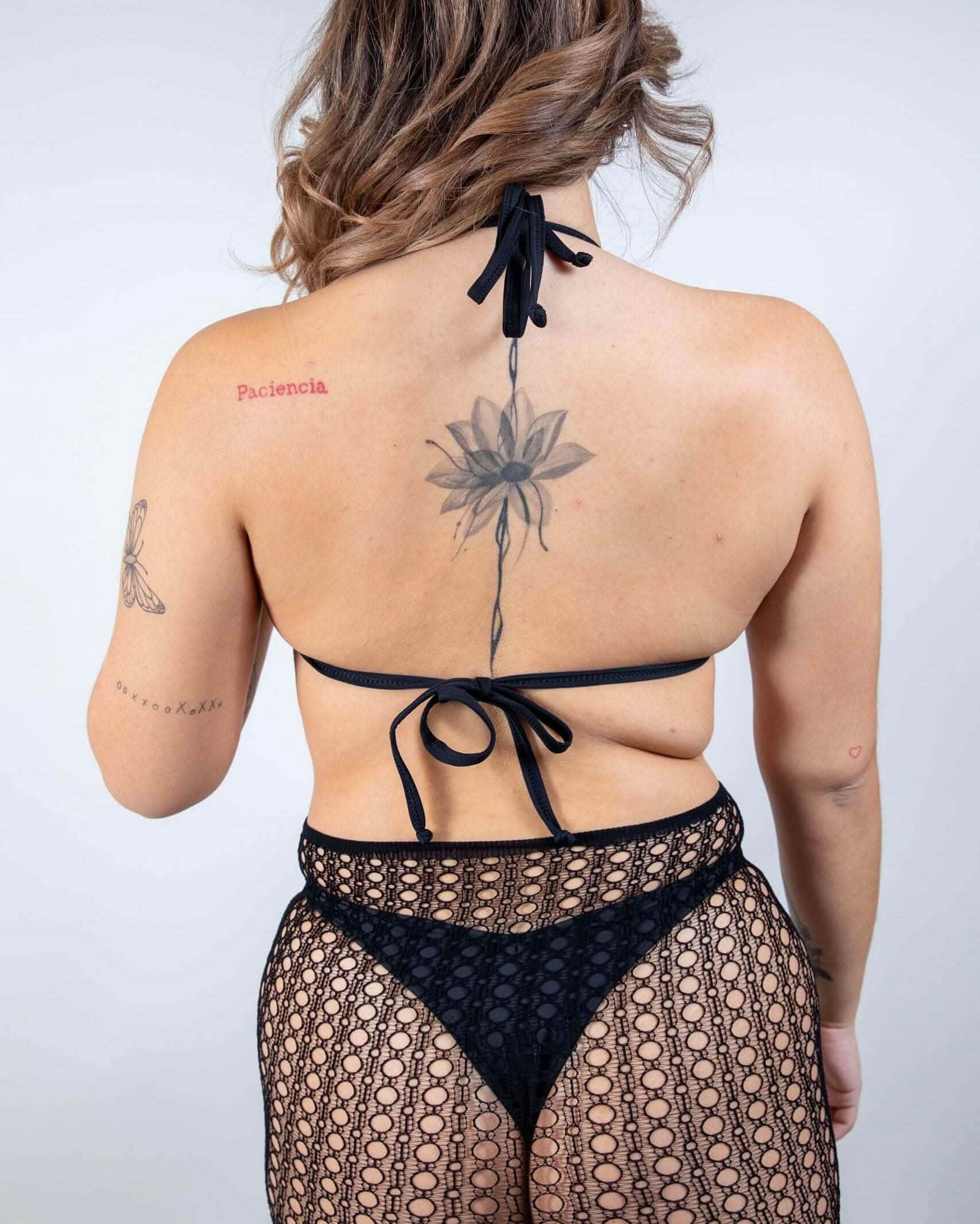 Matte Black Bikini Top - Women's Tops Freedom Rave Wear 