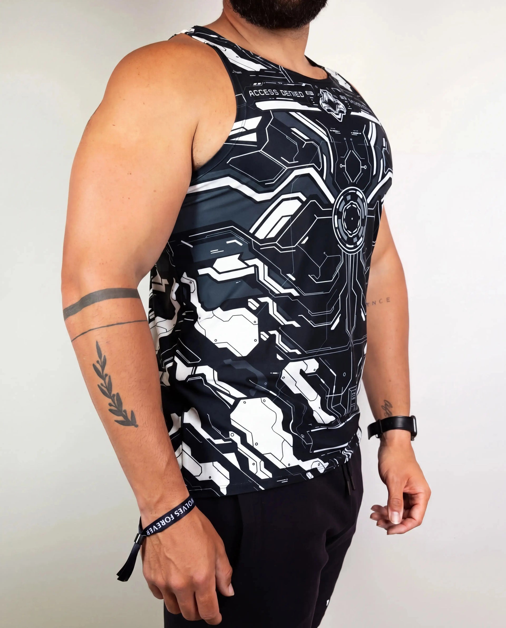 mechanoid-unisex-tank-top-black — white