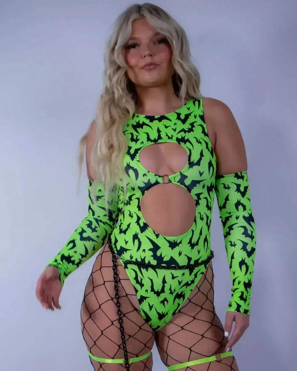 OG Batty Arm Sleeves - UV Green