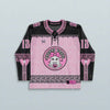 Boo Hockey Jersey - Limited Edition in bubblegum pink with gothic details and an adorable ghost design.