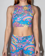 Groovy Slit Crop Top - rave top - styling view 5 - festival fashion