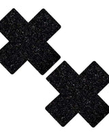 Black Malice X Factor Pasties by Neva Nude, perfect for rave outfits and festivals.