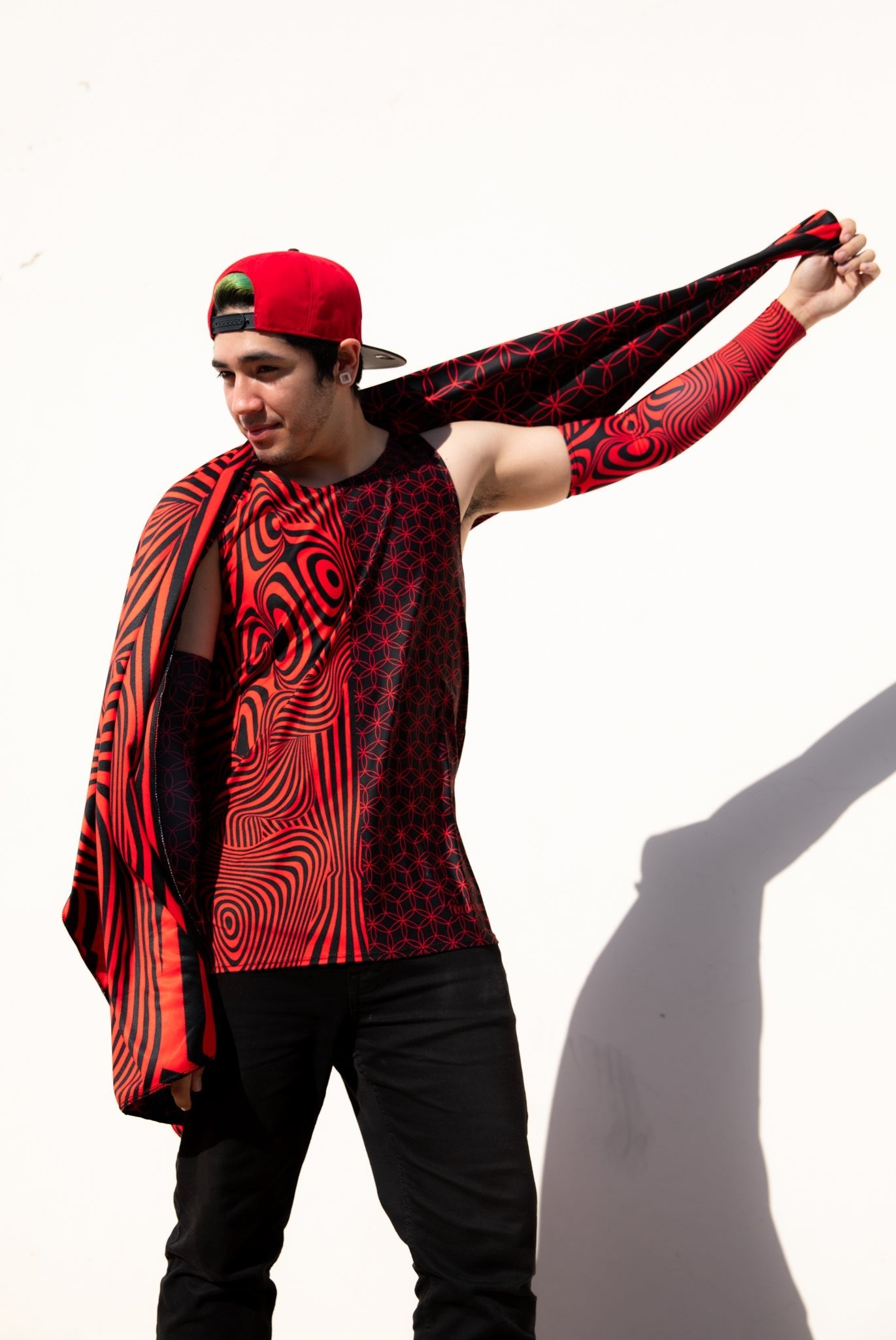 Duality Festival Scarf - Red