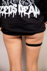 Heartbreaker Leg Garter - Black FRW Accessories Size: One Size