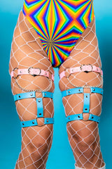Heartbreaker Leg Garter - Pink FRW Accessories Size: One Size