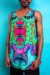 Hypnotic Unisex Tank Top Freedom Rave Wear Size: Small
