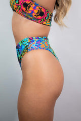 Lucidity High Waisted Thong Freedom Rave Wear Size: X-Small