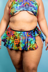 Lucidity Swirl Skirt Freedom Rave Wear Size: X-Small