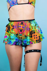 Lucidity Swirl Skirt Freedom Rave Wear Size: X-Small