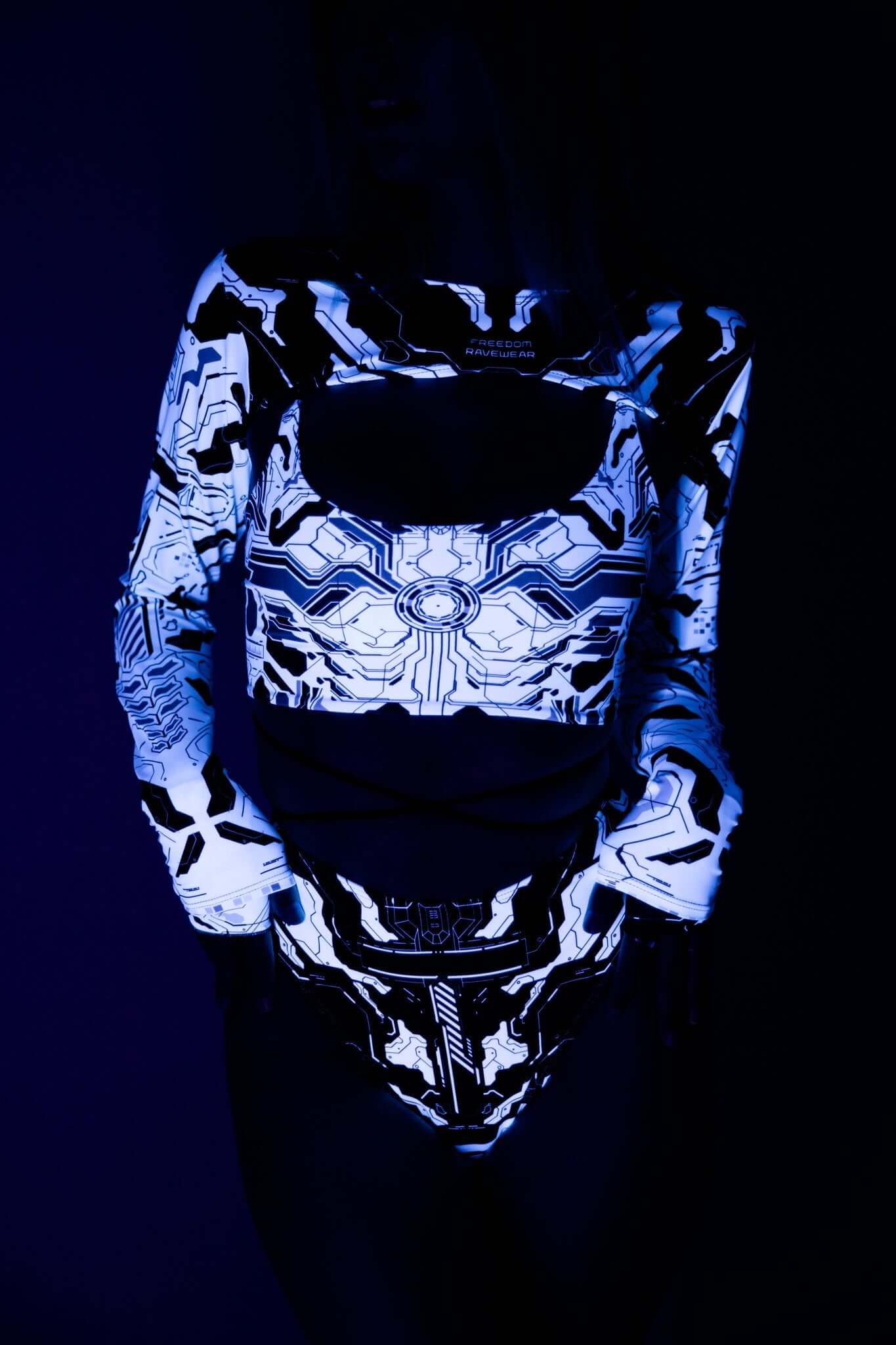Mechanoid Baelien Sleeves Freedom Rave Wear Size: S/M