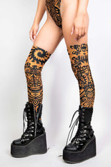 Primal Leg Sleeves Freedom Rave Wear Size: X-Small