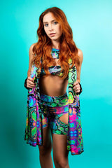 Prismatic Festival Scarf Freedom Rave Wear Size: One Size