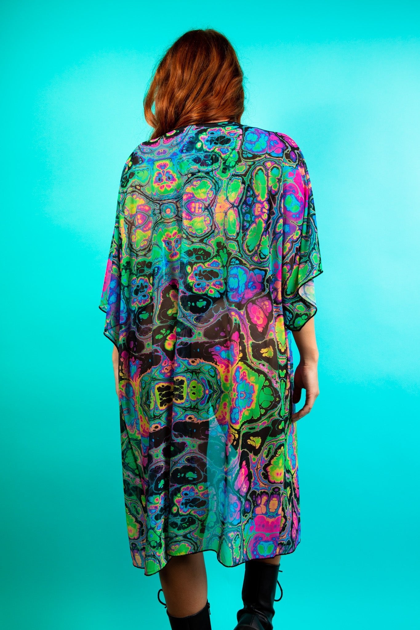 Prismatic Short Robe - Freedom Rave Wear - Robes