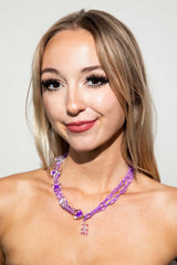 Purple Gummy Bear Love Necklace FRW Accessories Size: One Size