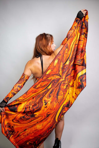Volcanic Festival Scarf - Freedom Rave Wear - Scarves